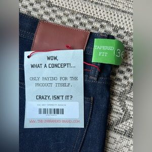 The Unbranded Demin Tapered Fit size 36